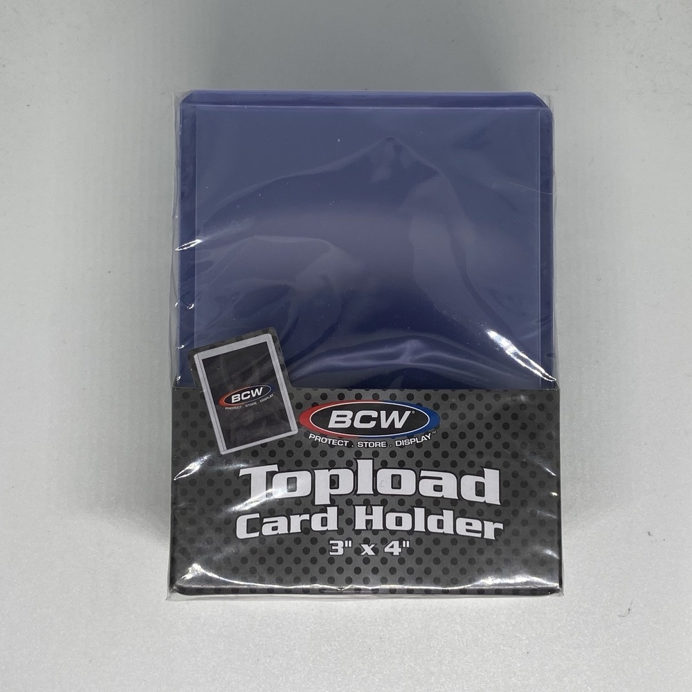 BCW 3x4 Top Loaders Standard Size Trading Card Protectors 25ct Card Holders